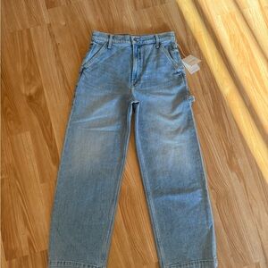 Awesome NWT Mother Denim The Stud Finder Flood Jeans in Ivy League Cowboy -Sz 29